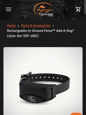 SportDOG Add-A-Dog Collar Receiver for SDF-100C NEW - UNOPENED